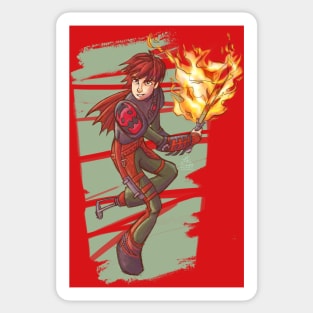 Hiccup, a Hero the Hard Way (textless) Sticker